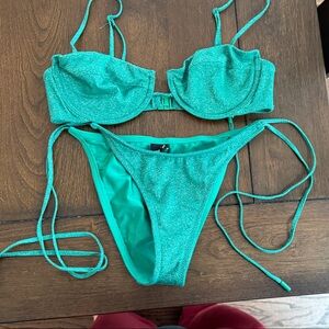 Triangl Swimwear Sparkling Teal Bikini